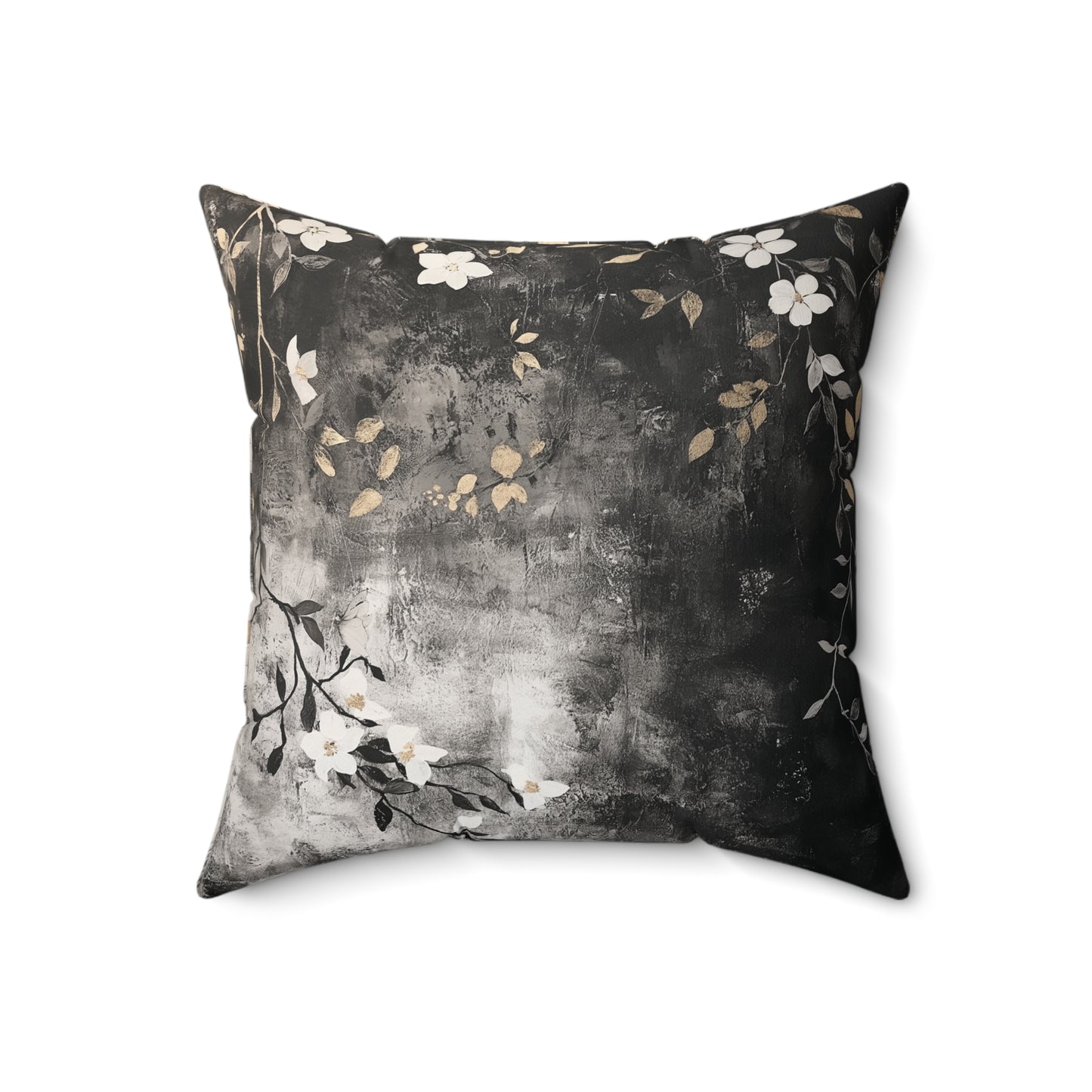 Floral Accent Throw Pillow – Modern Decorative Cushion for Home