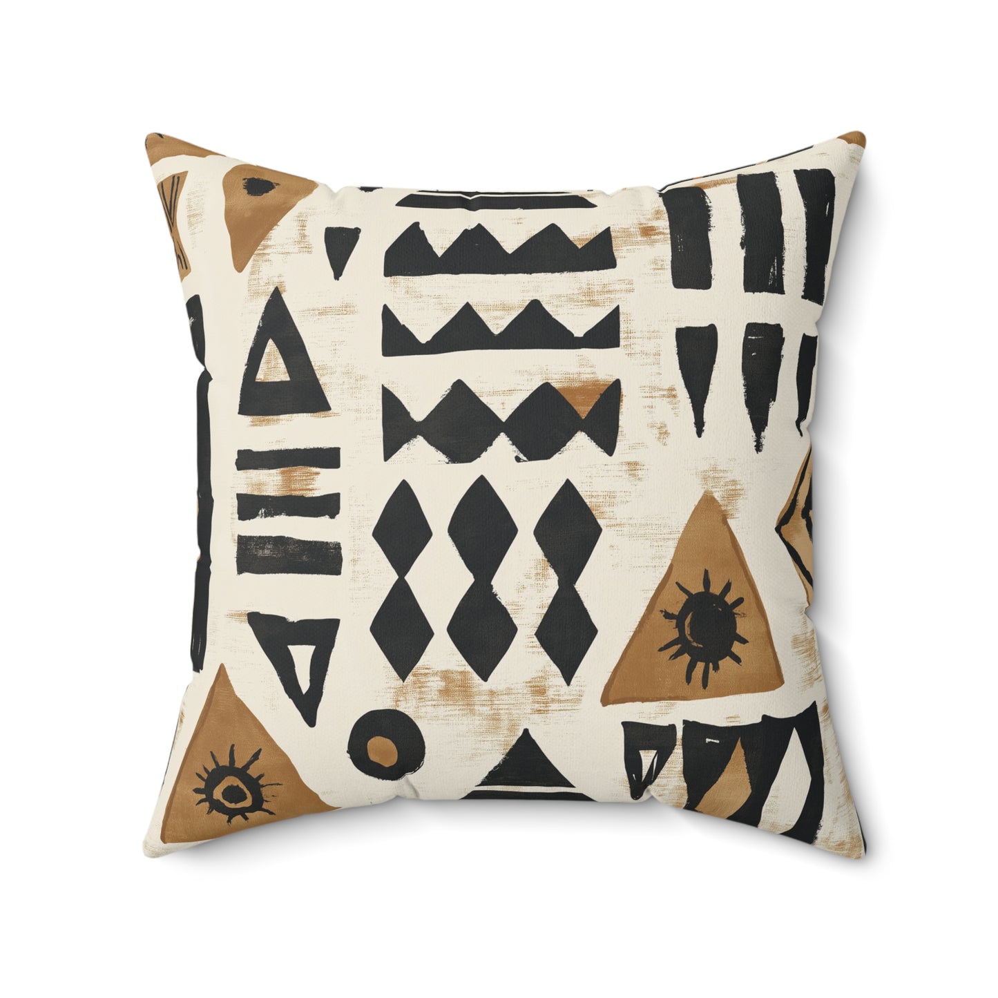 Boho Geometric Throw Pillow – Modern Accent Cushion for Sofa or Bed
