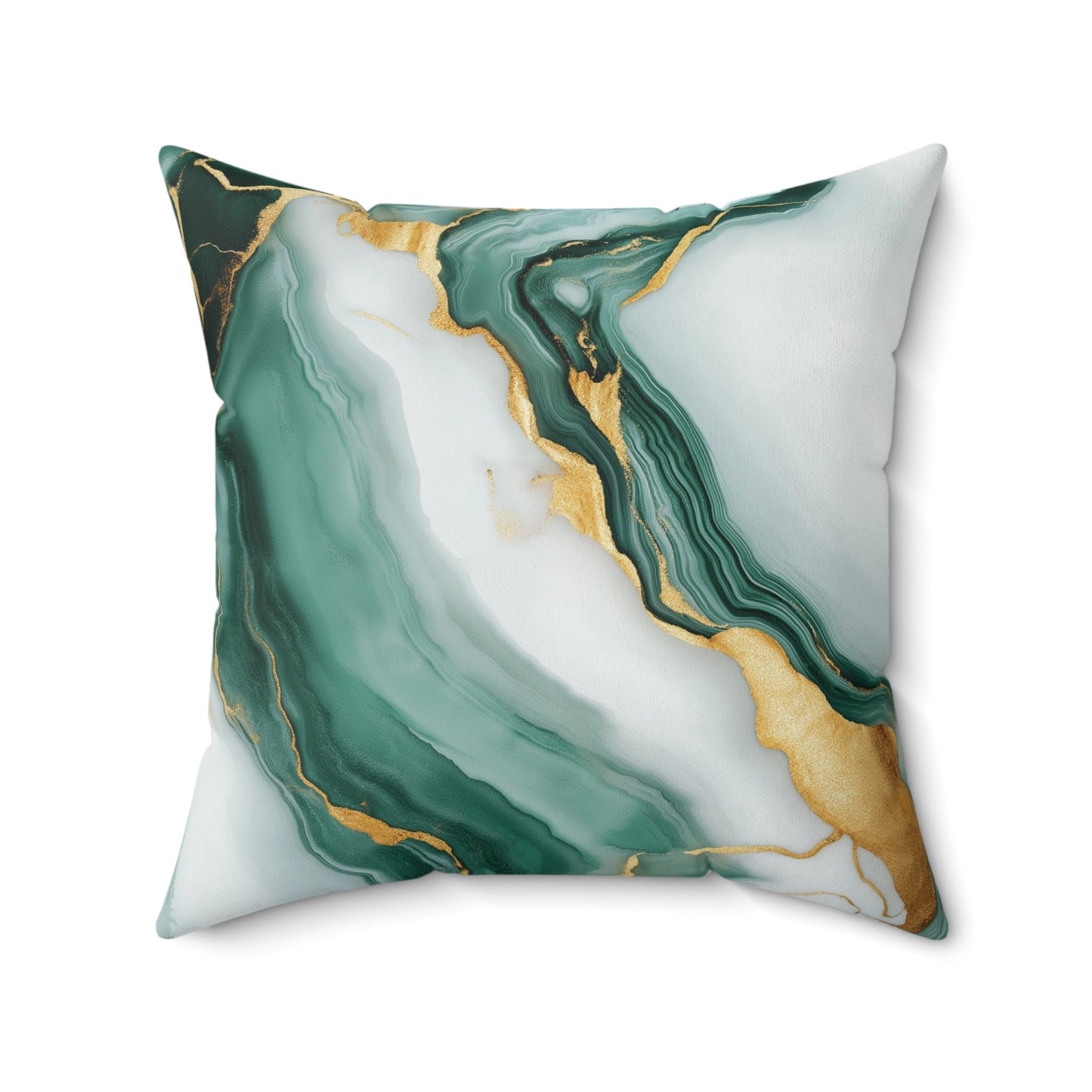Marble Print Throw Pillow – Luxury Accented Cushion for Sofa or Bed