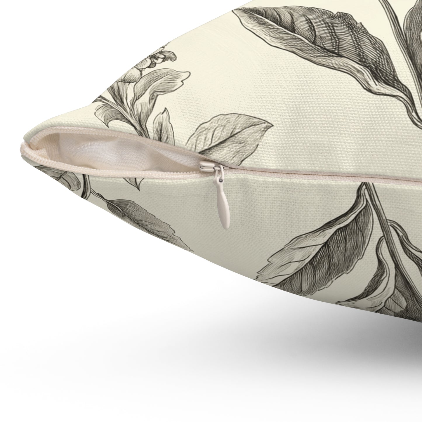 Vintage Botanical Throw Pillow – Elegant Floral Accent Cushion