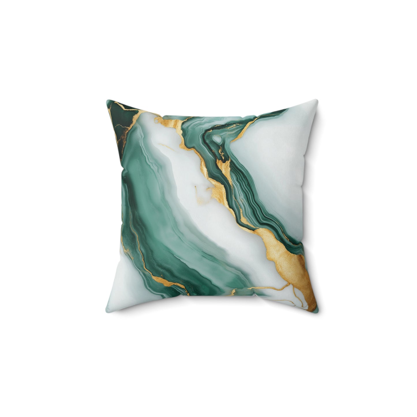 Marble Print Throw Pillow – Luxury Accented Cushion for Sofa or Bed