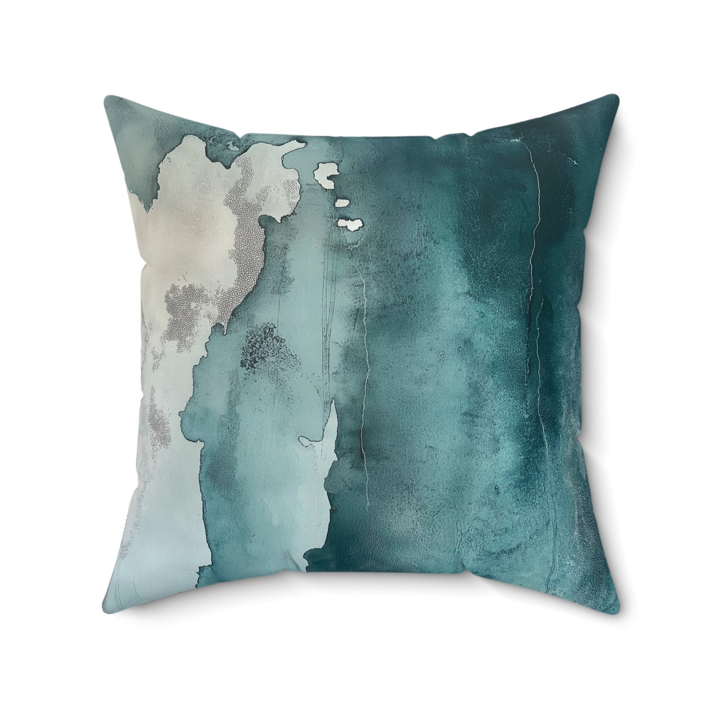 Ocean-Inspired Decorative Pillow, Boho Pillow, Home Décor Cushion, Beach House Accent, Modern Art Pillow, Gift for Her