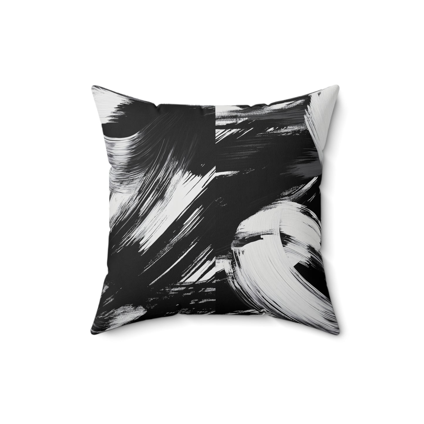 Artistic Black and White Sofa Pillow, Modern Home Decor, Minimalist Cushion, Stylish Interior Accent, Gift Idea for Housewarming