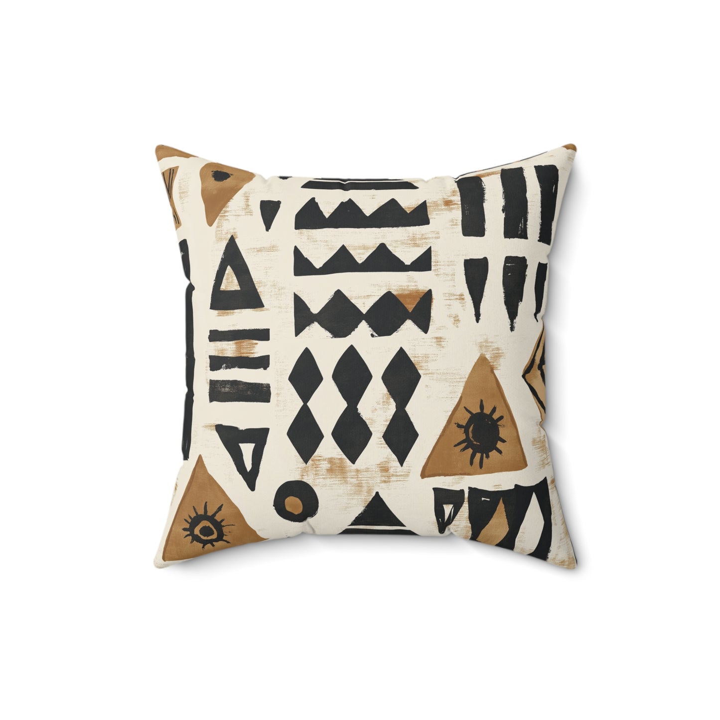 Boho Geometric Throw Pillow – Modern Accent Cushion for Sofa or Bed