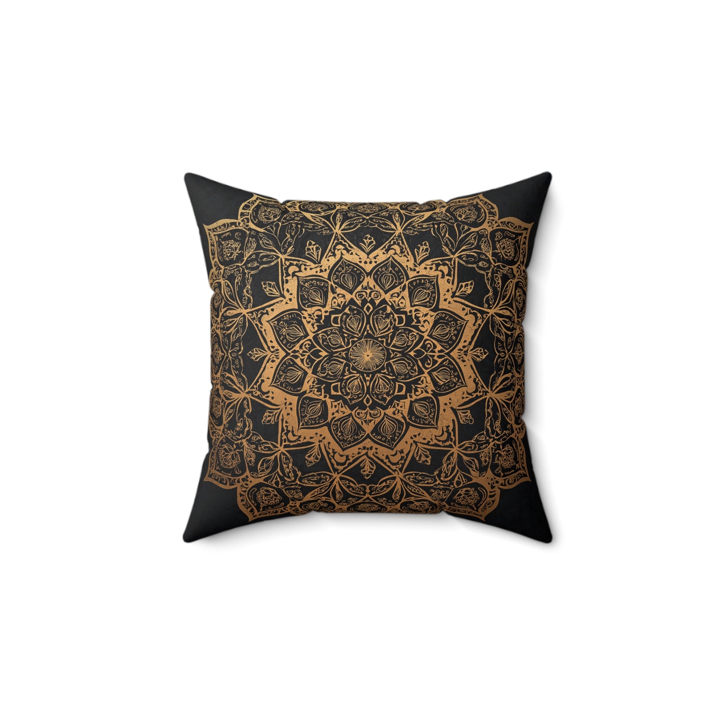 Bohemian Mandala Throw Pillow – Meditation Inspired Accent Cushion