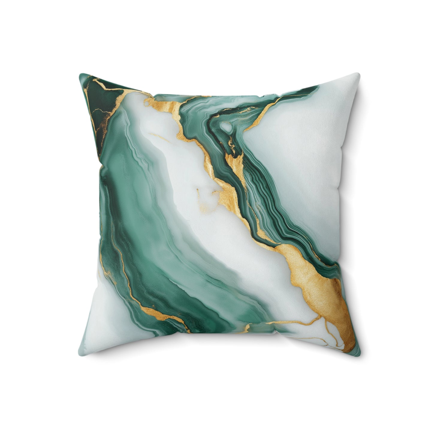Marble Print Throw Pillow – Luxury Accented Cushion for Sofa or Bed