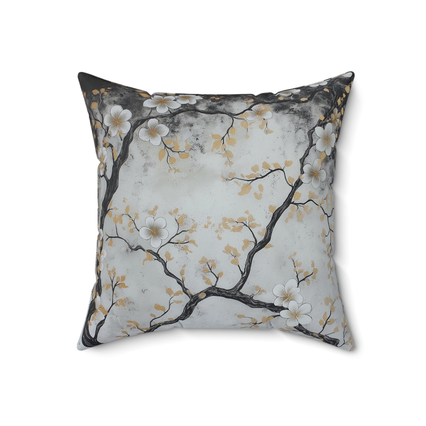 Elegant Floral Throw Pillow – Modern Accent Cushion for Plant Lovers