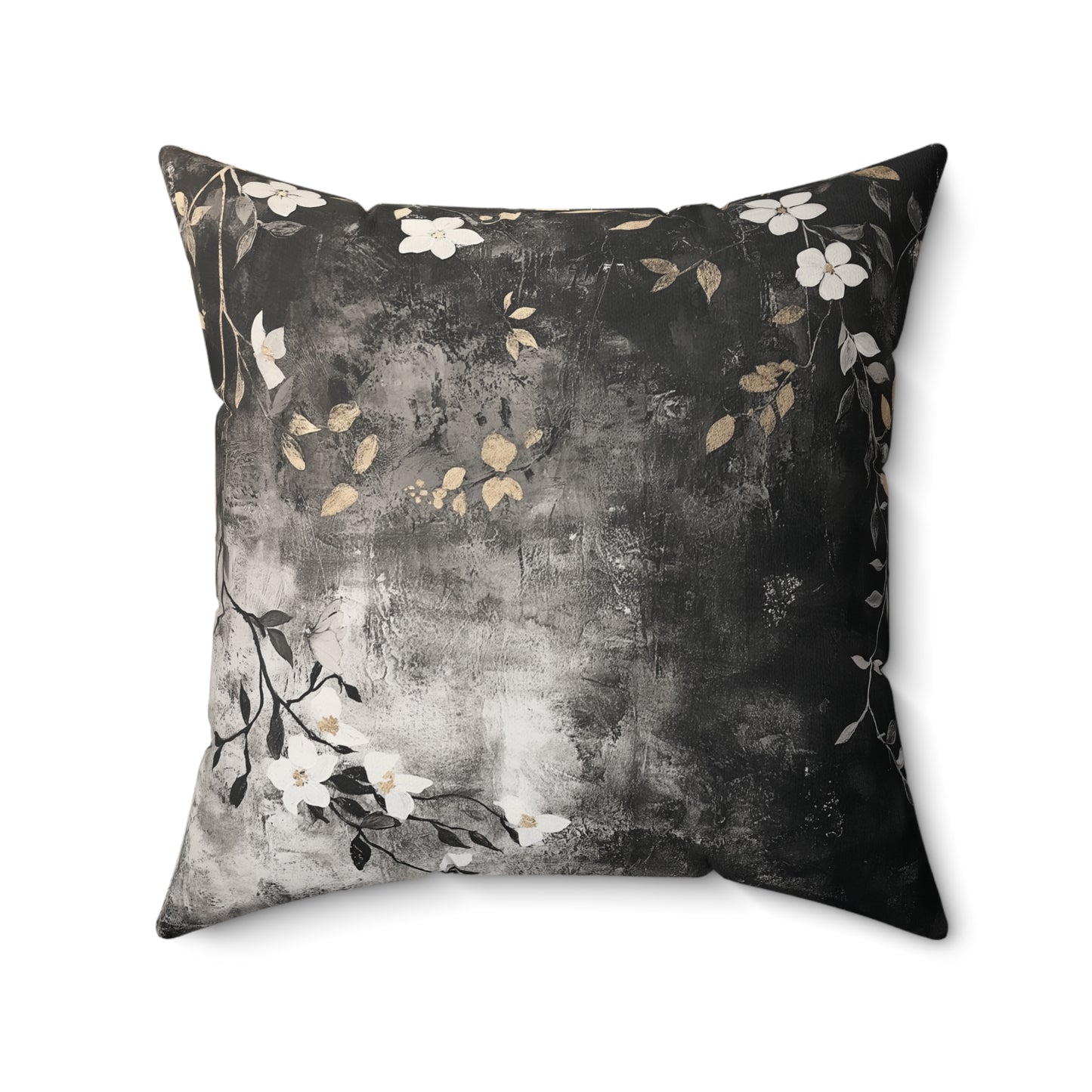 Floral Accent Throw Pillow – Modern Decorative Cushion for Home