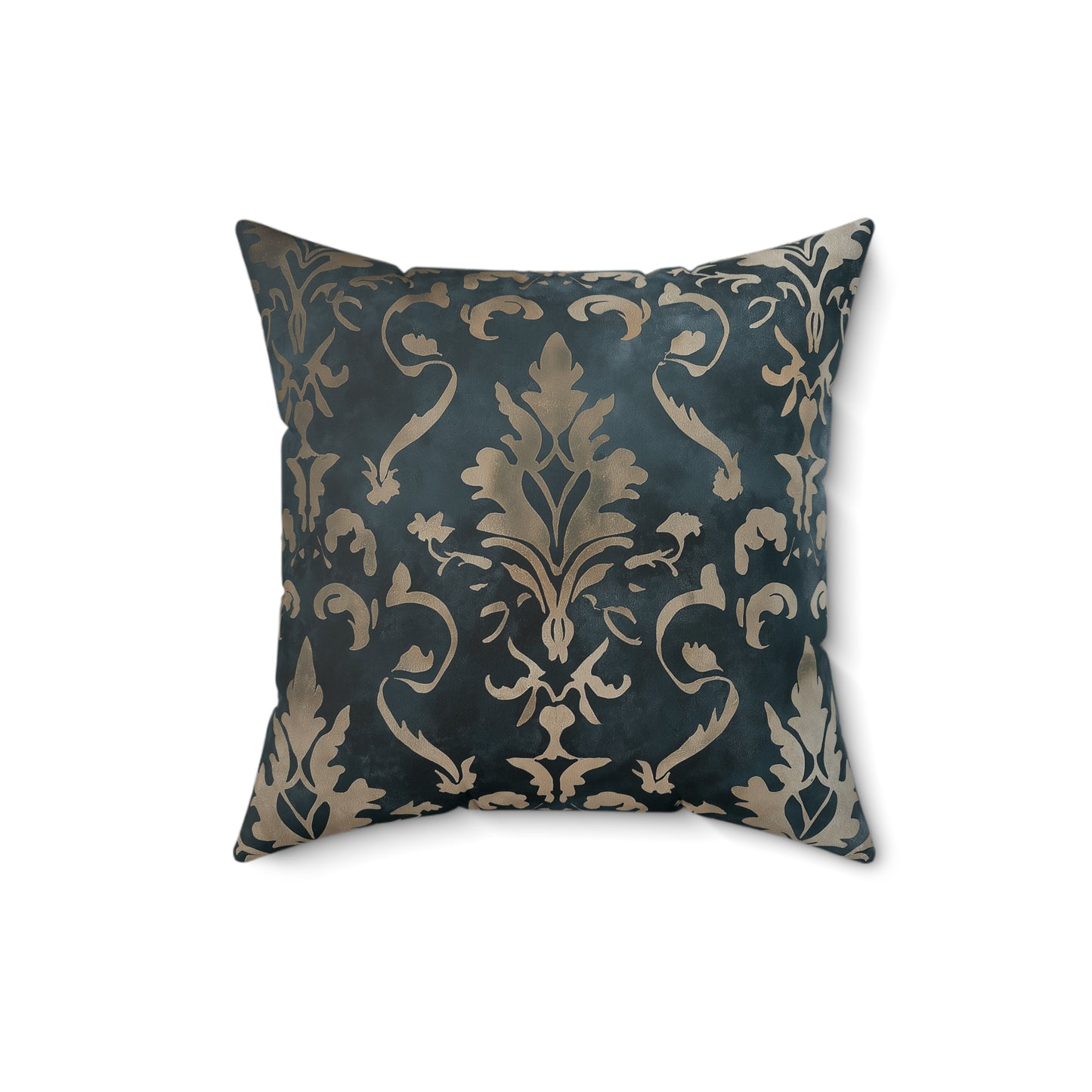 Damask Throw Pillow – Elegant Vintage-Style Accent Cushion
