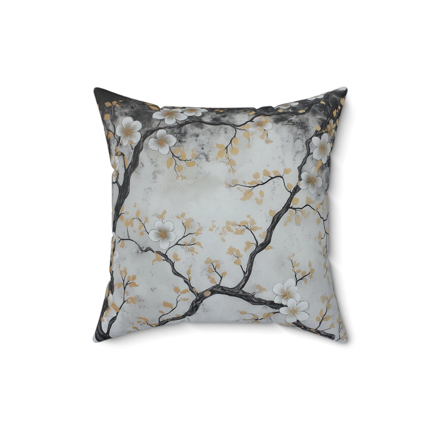 Elegant Floral Throw Pillow – Modern Accent Cushion for Plant Lovers