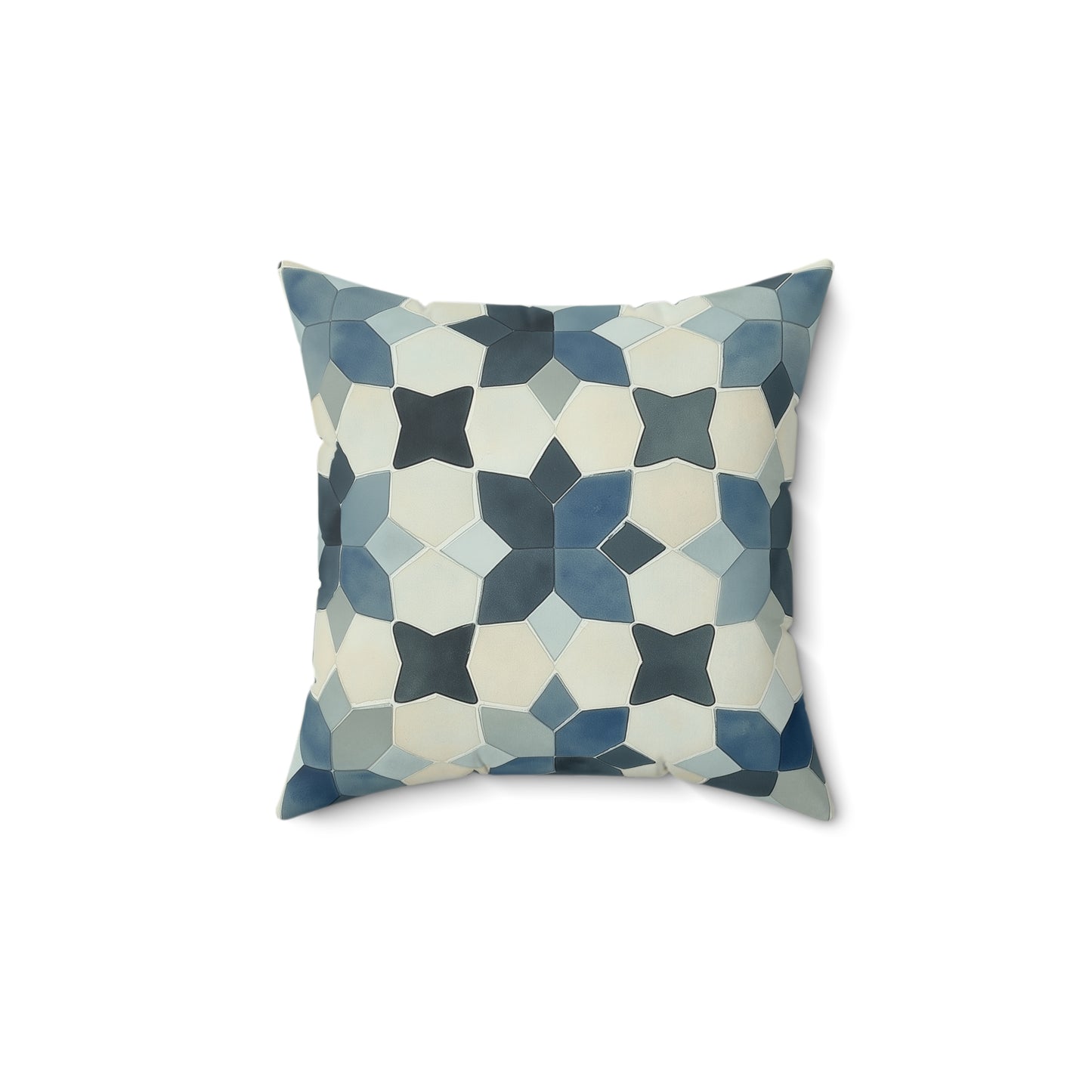 Geometric Pattern Throw Pillow – Modern Decorative Cushion for Home