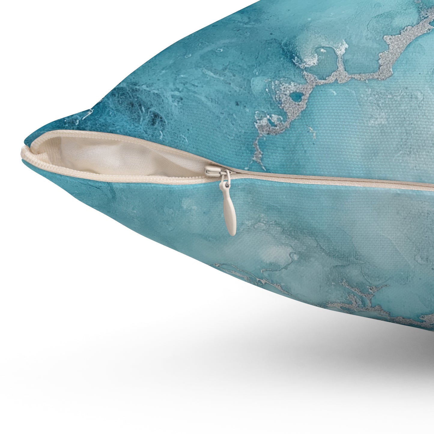 Serene Watercolor Throw Pillow – Tranquil Accent Cushion for Sofa or Bedroom