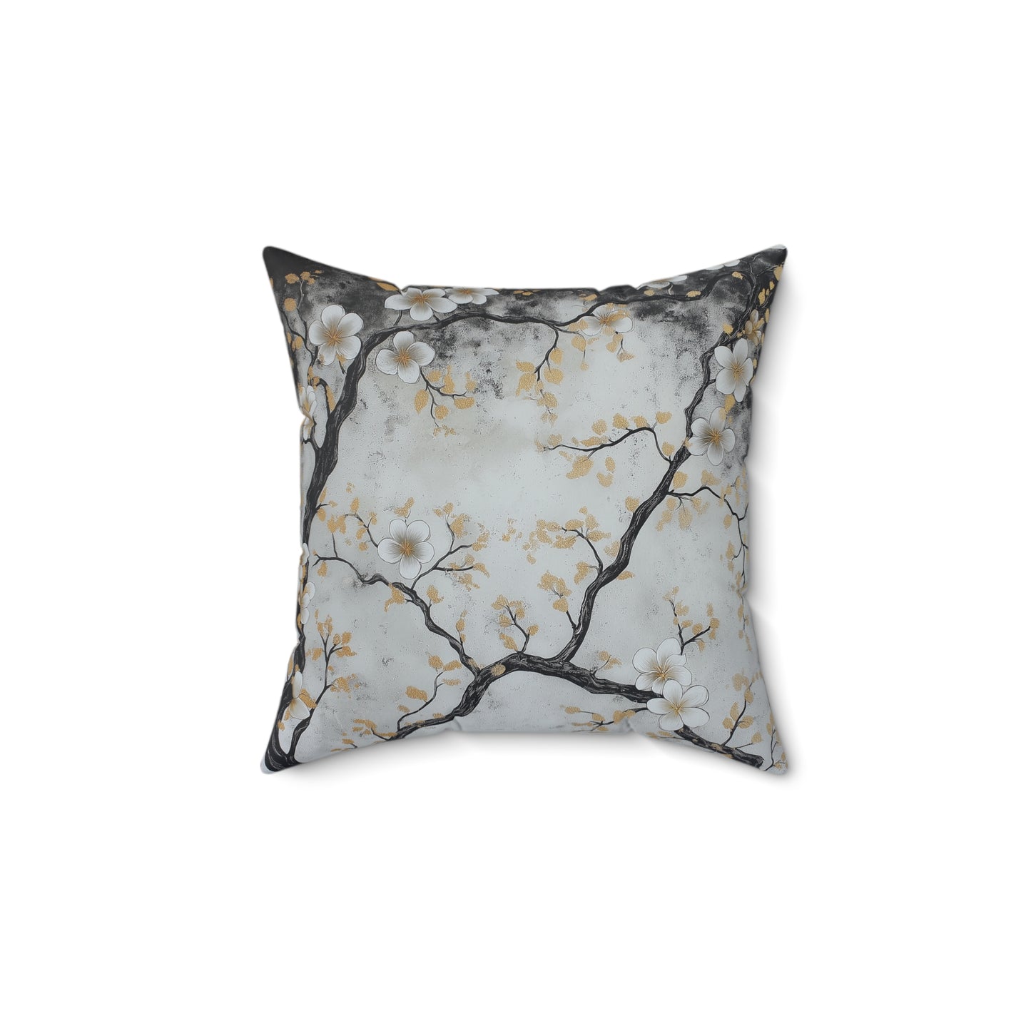 Elegant Floral Throw Pillow – Modern Accent Cushion for Plant Lovers