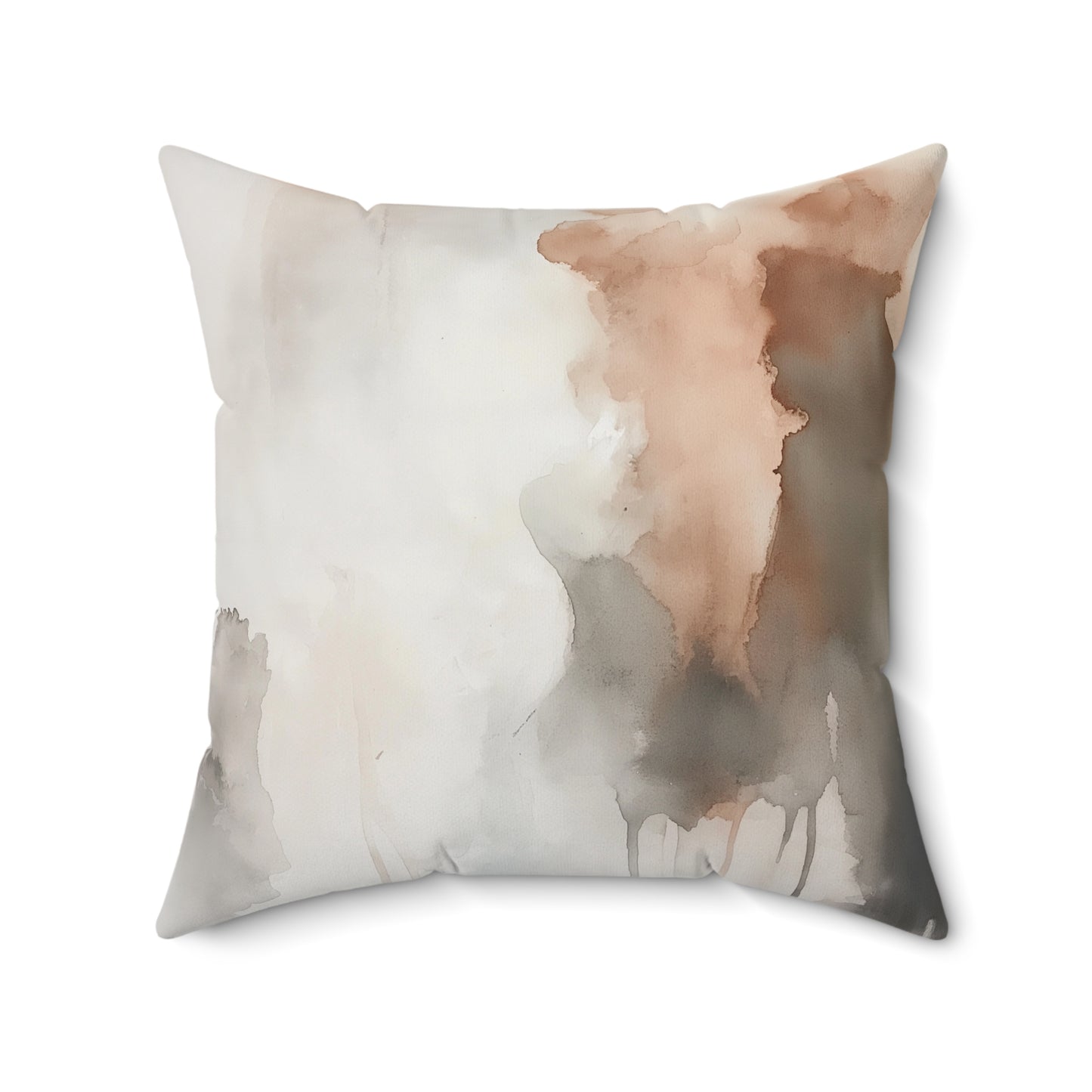 Artistic Abstract Throw Pillow – Soft Square Accent Cushion for Modern Home