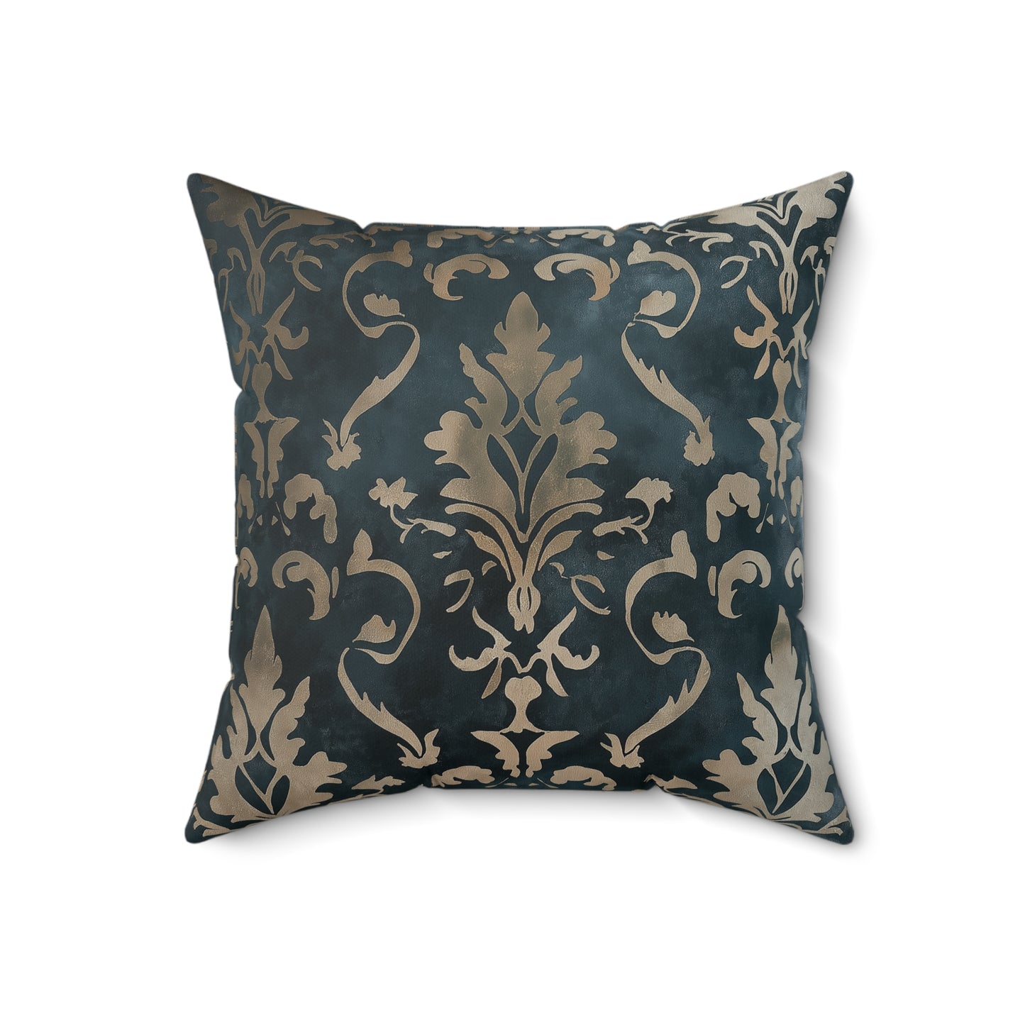 Damask Throw Pillow – Elegant Vintage-Style Accent Cushion