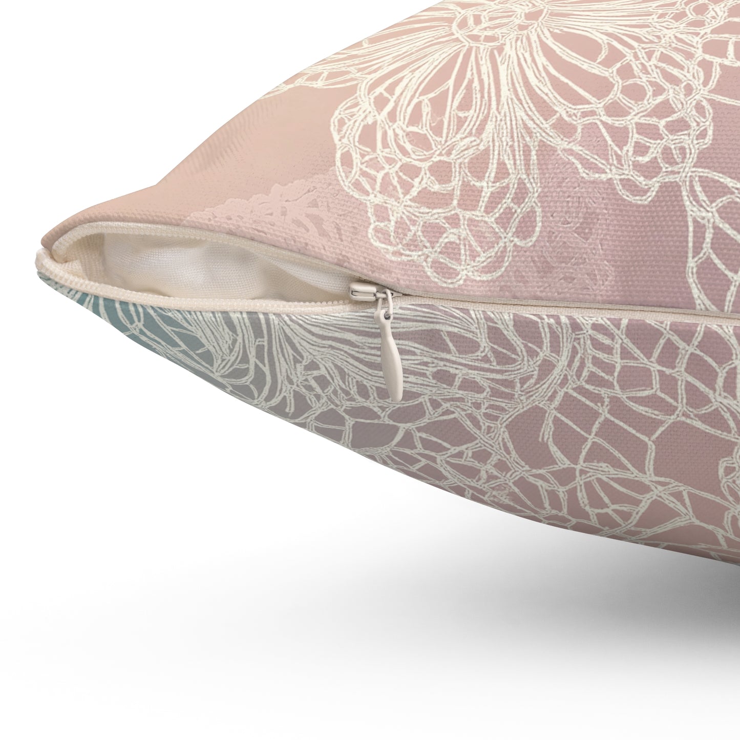 Elegant Floral Throw Pillow – Nature-Inspired Accent Cushion for Home