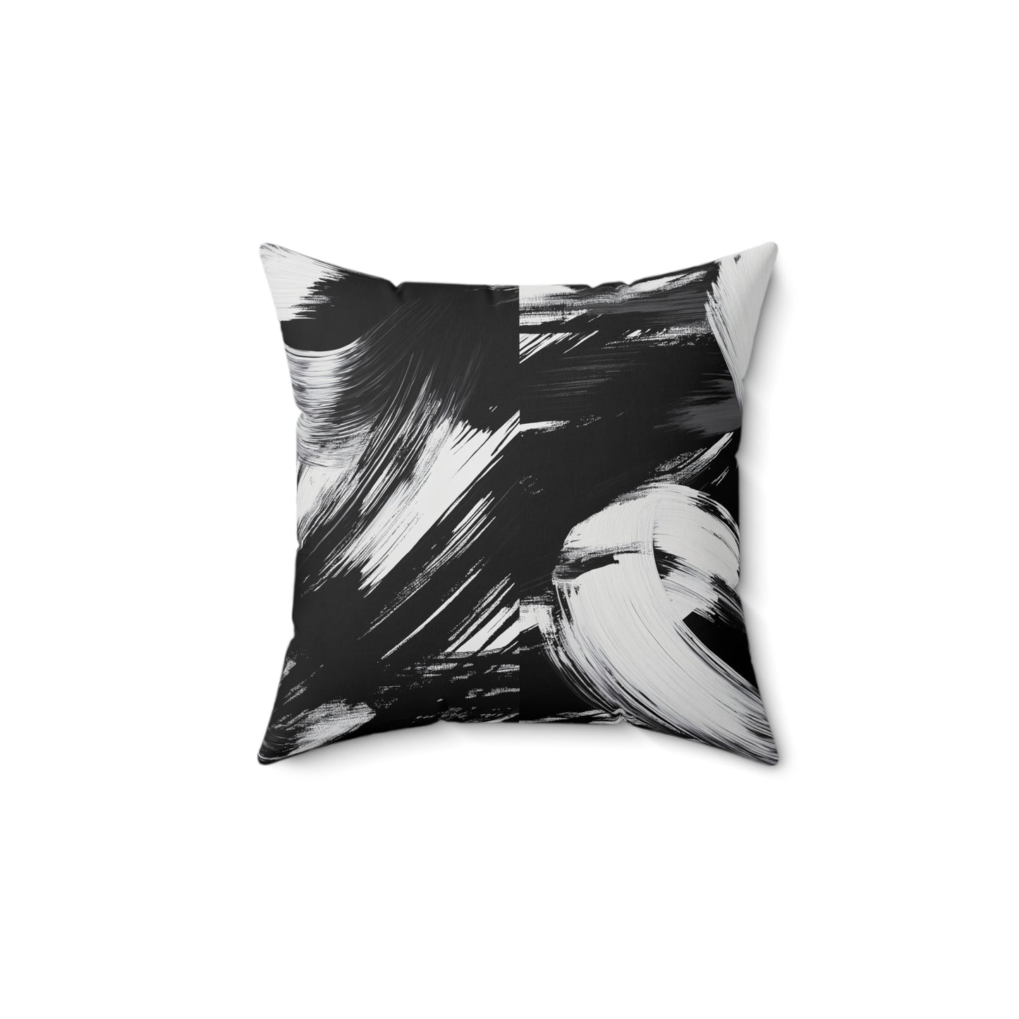 Artistic Black and White Sofa Pillow, Modern Home Decor, Minimalist Cushion, Stylish Interior Accent, Gift Idea for Housewarming