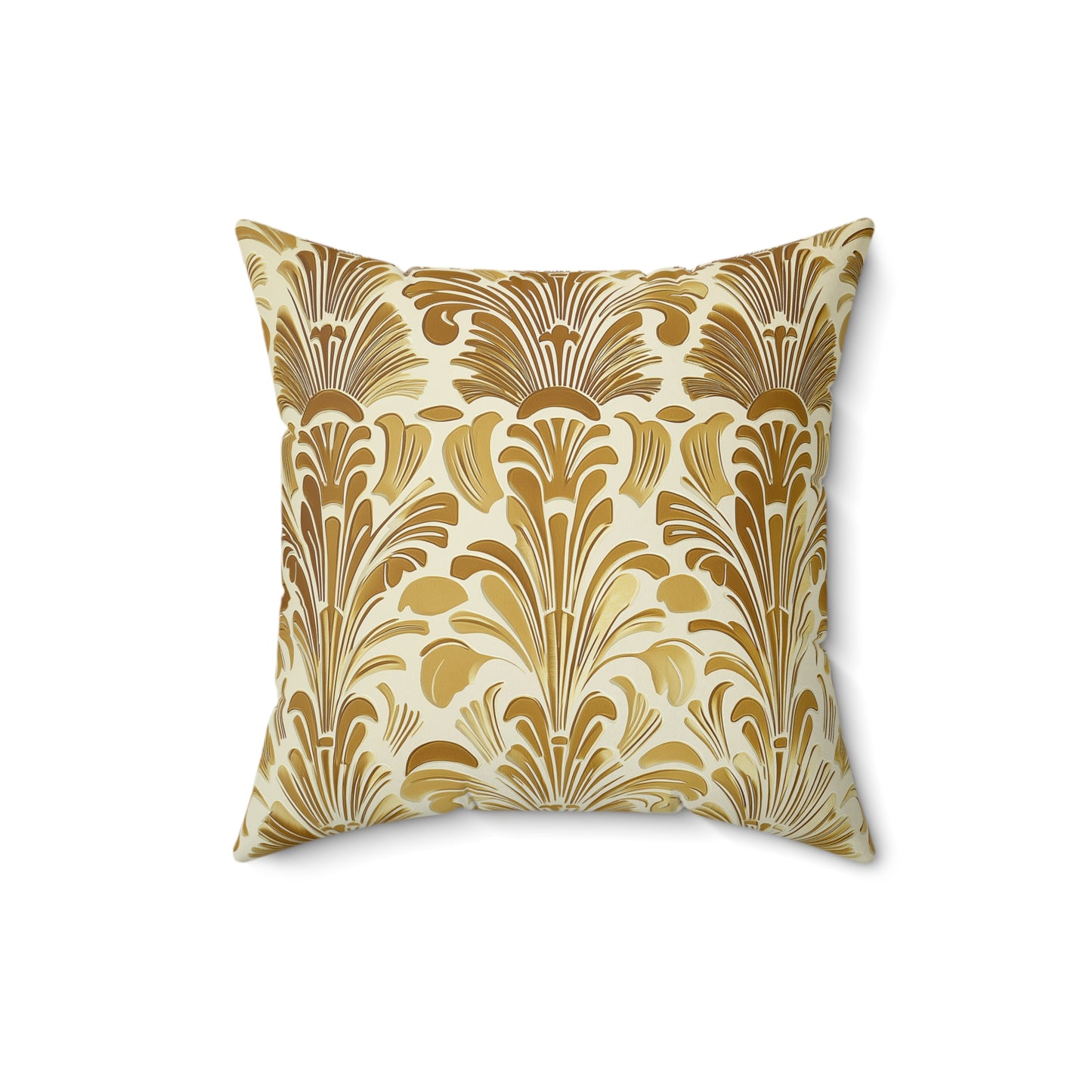 Bohemian Floral Square Throw Pillow – Vintage Accent Cushion for Living Room