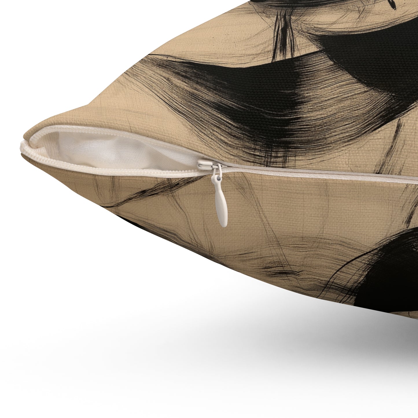 Modern Abstract Pillow for Home Decor, Decorative Square Pillow, Minimalist Pillow, Cozy Sofa Accessory, Stylish Throw Pillow