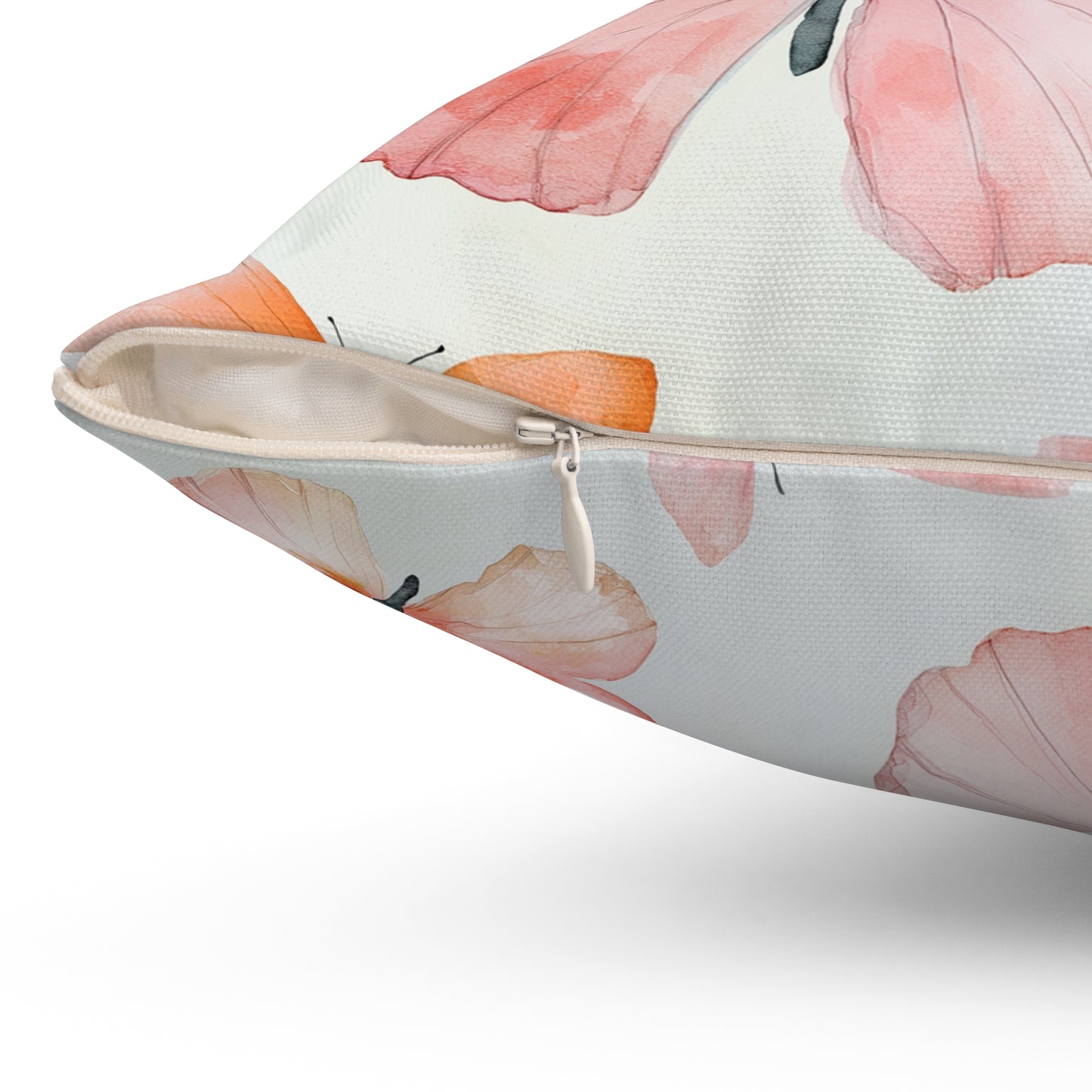 Watercolor Butterfly Throw Pillow – Nature-Inspired Accent Cushion
