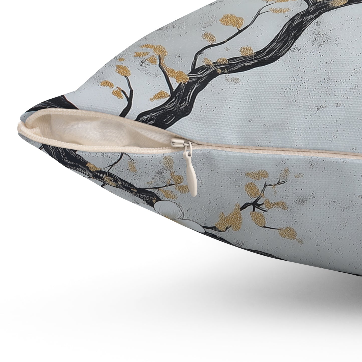 Elegant Floral Throw Pillow – Modern Accent Cushion for Plant Lovers