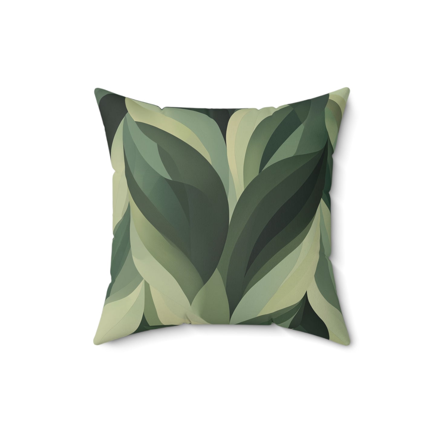 Botanical Leaf Throw Pillow – Nature-Inspired Accent Cushion