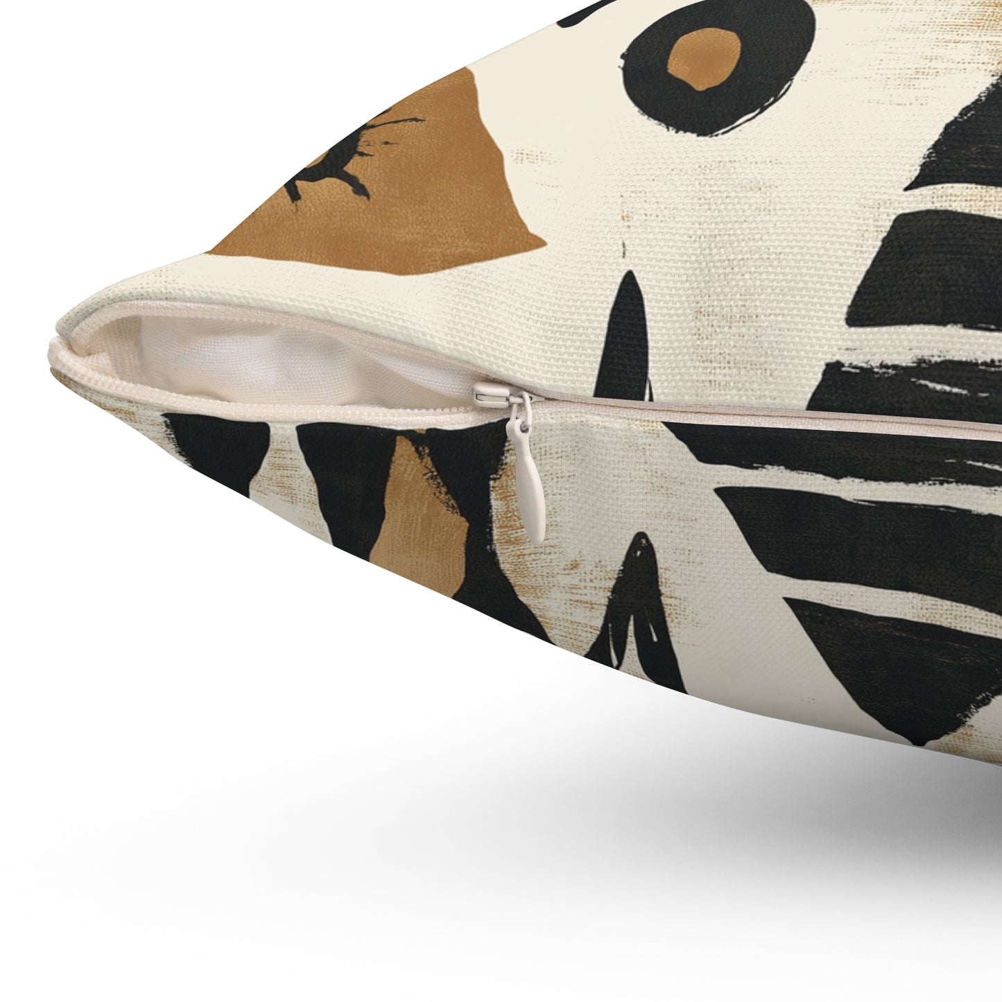 Boho Geometric Throw Pillow – Modern Accent Cushion for Sofa or Bed