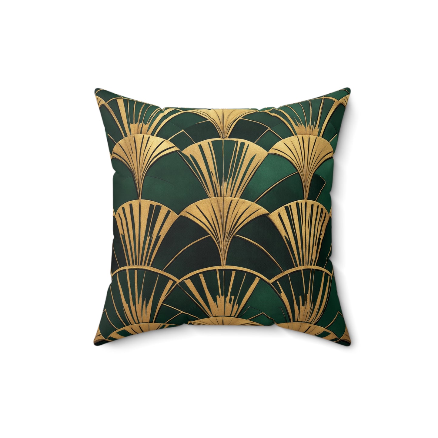 Art Deco Square Throw Pillow – Stylish Vintage-Inspired Accent Cushion