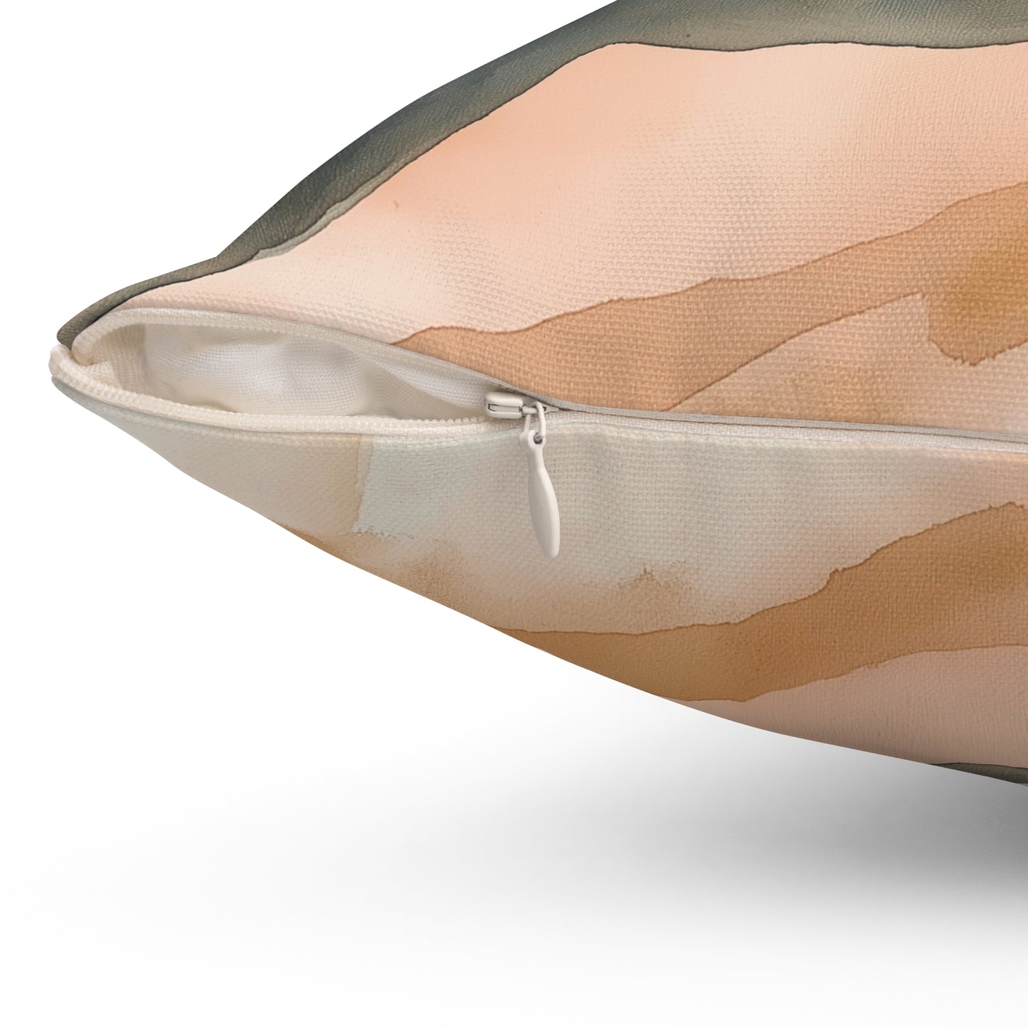 Bohemian Wave Throw Pillow – Modern Abstract Accent Cushion