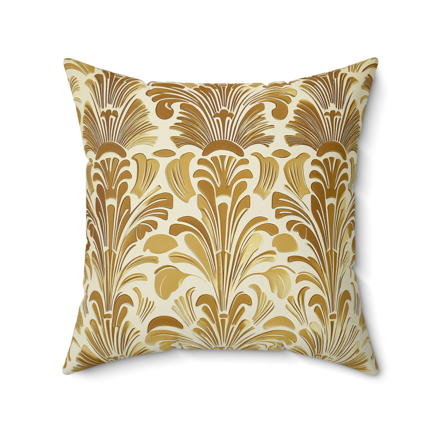 Bohemian Floral Square Throw Pillow – Vintage Accent Cushion for Living Room
