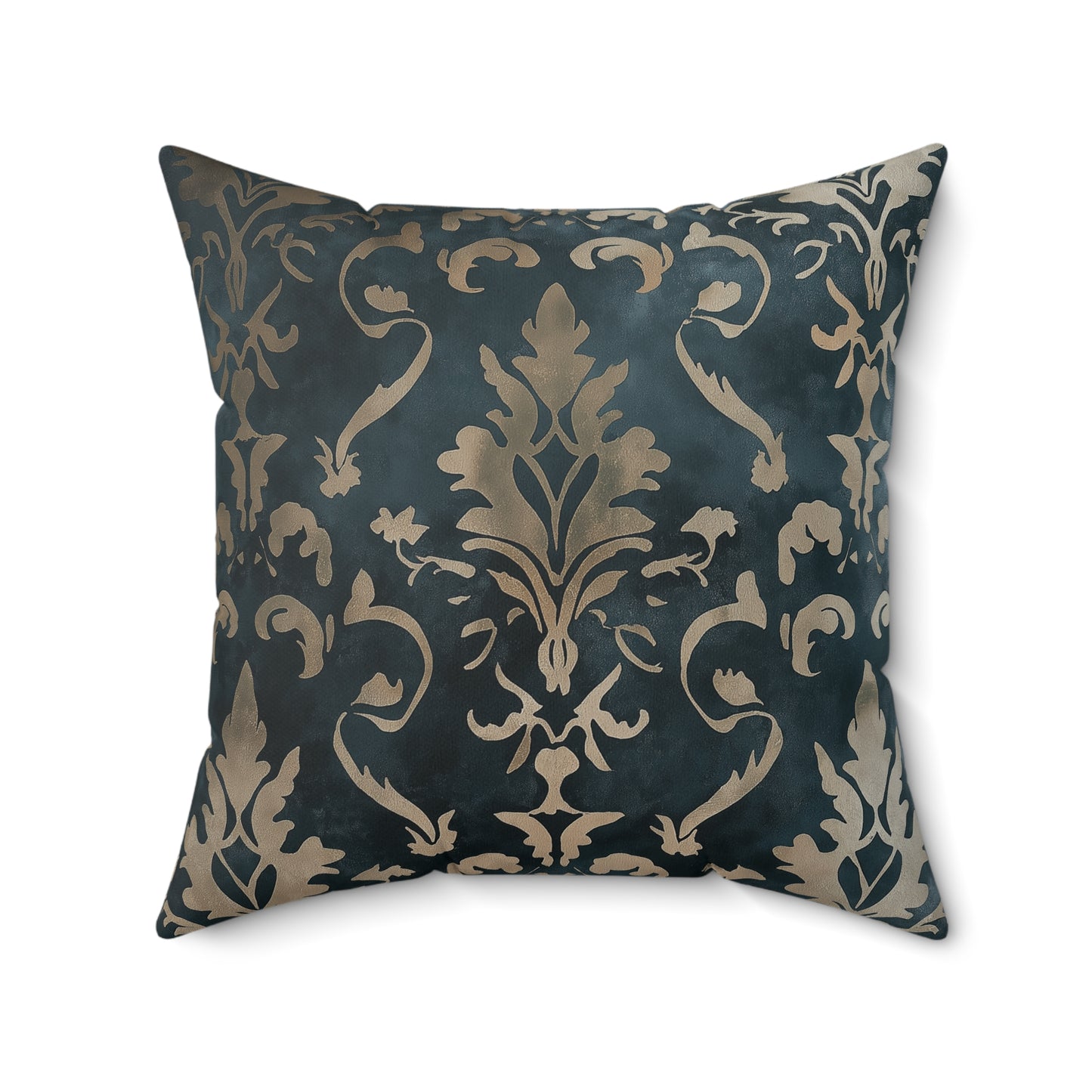 Damask Throw Pillow – Elegant Vintage-Style Accent Cushion