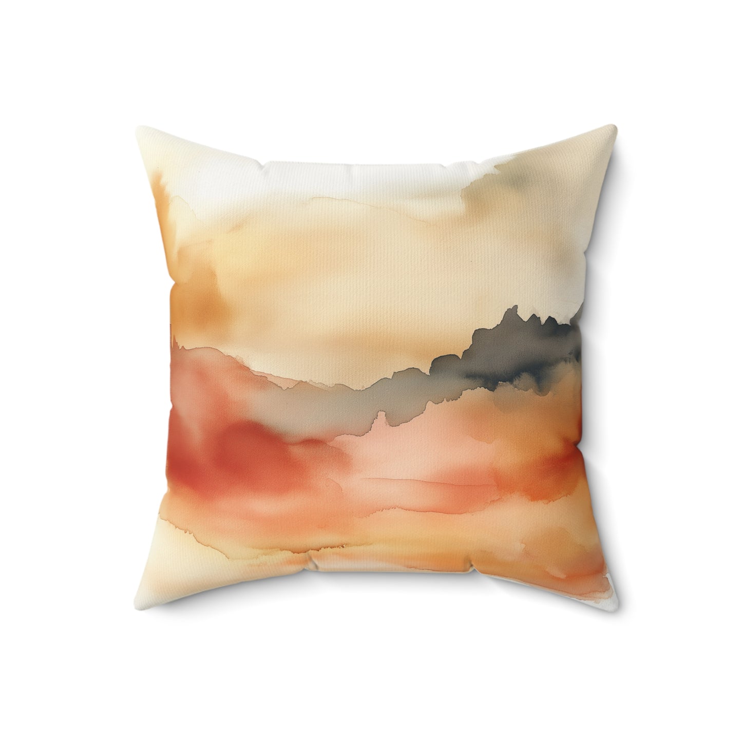 Abstract Watercolor Throw Pillow – Boho Accent Cushion for Home