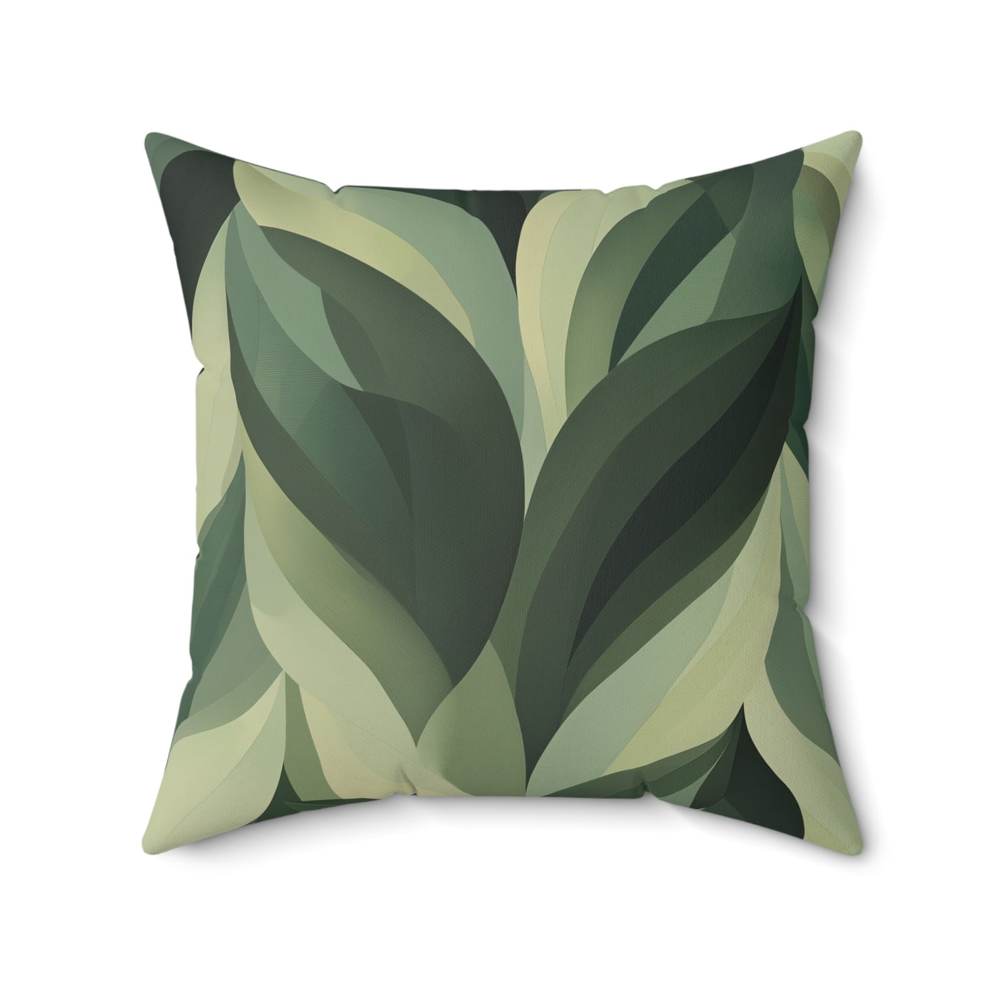 Botanical Leaf Throw Pillow – Nature-Inspired Accent Cushion