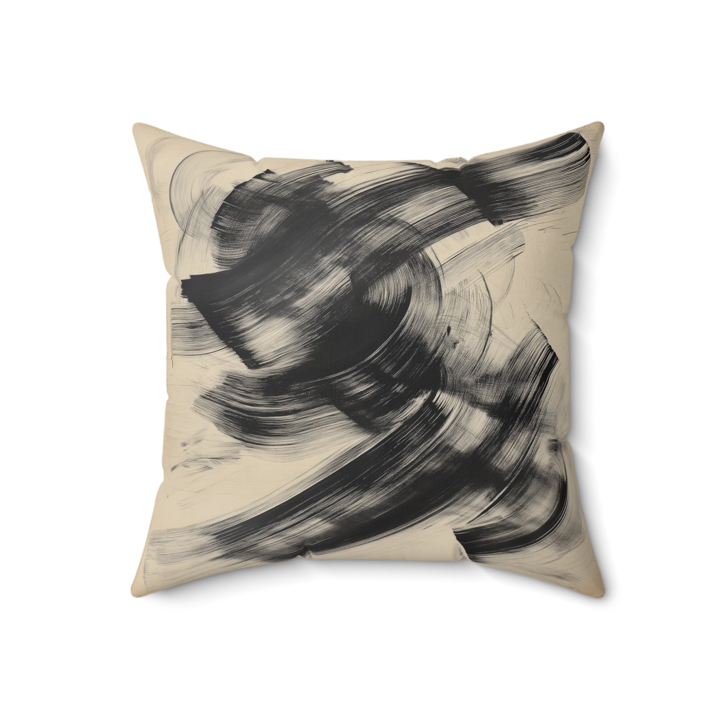 Modern Abstract Throw Pillow – Contemporary Art Accent Cushion