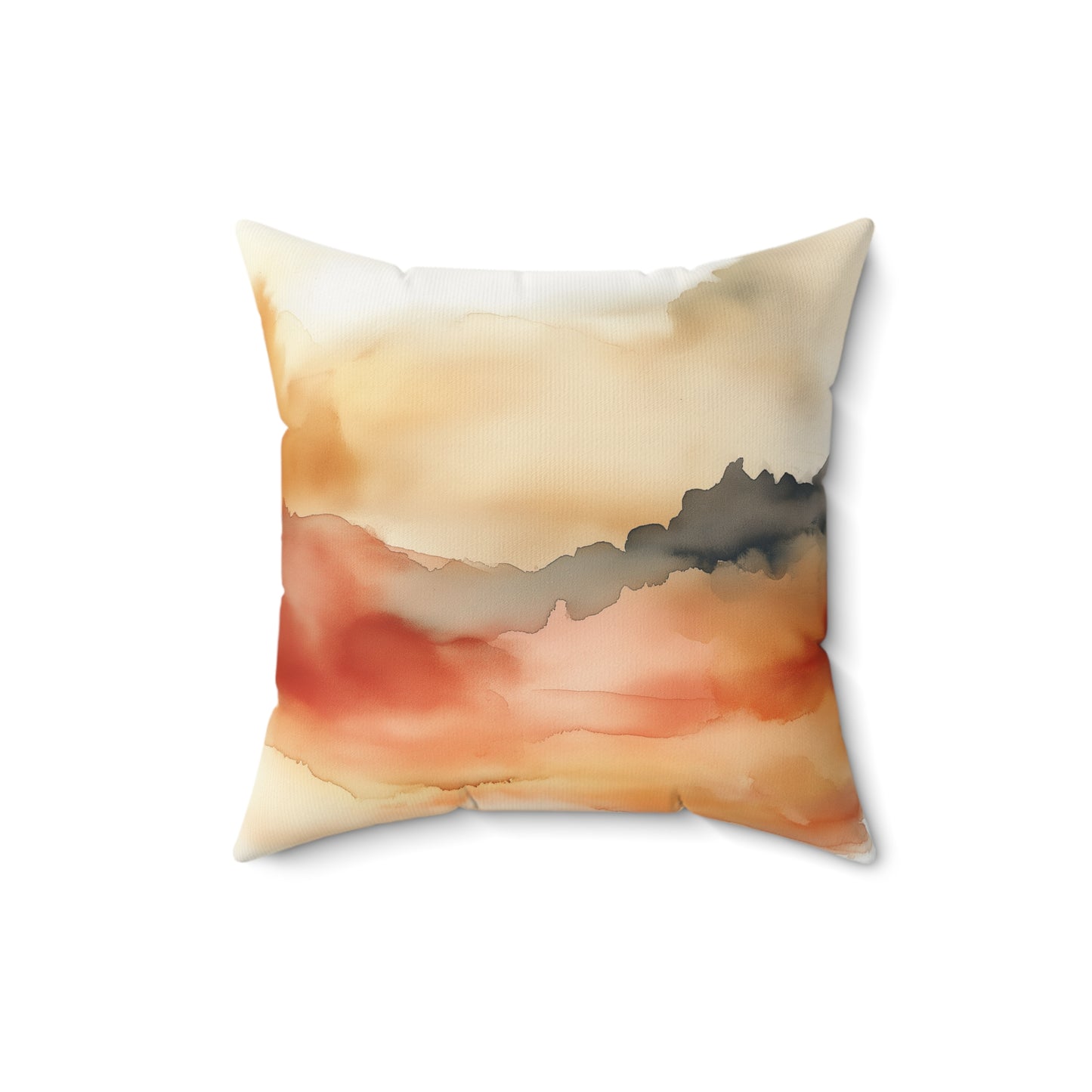 Abstract Watercolor Throw Pillow – Boho Accent Cushion for Home