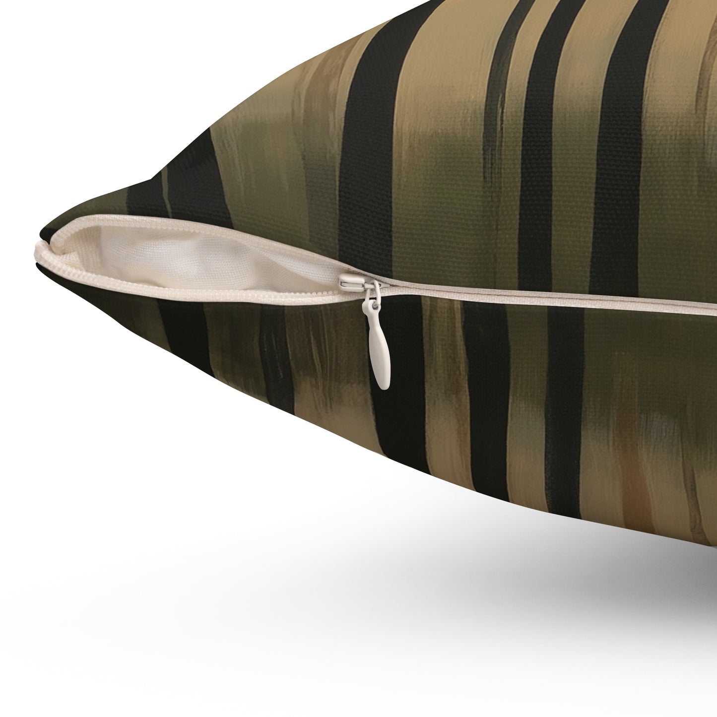 Boho Chic Square Throw Pillow – Nature-Inspired Accent Cushion