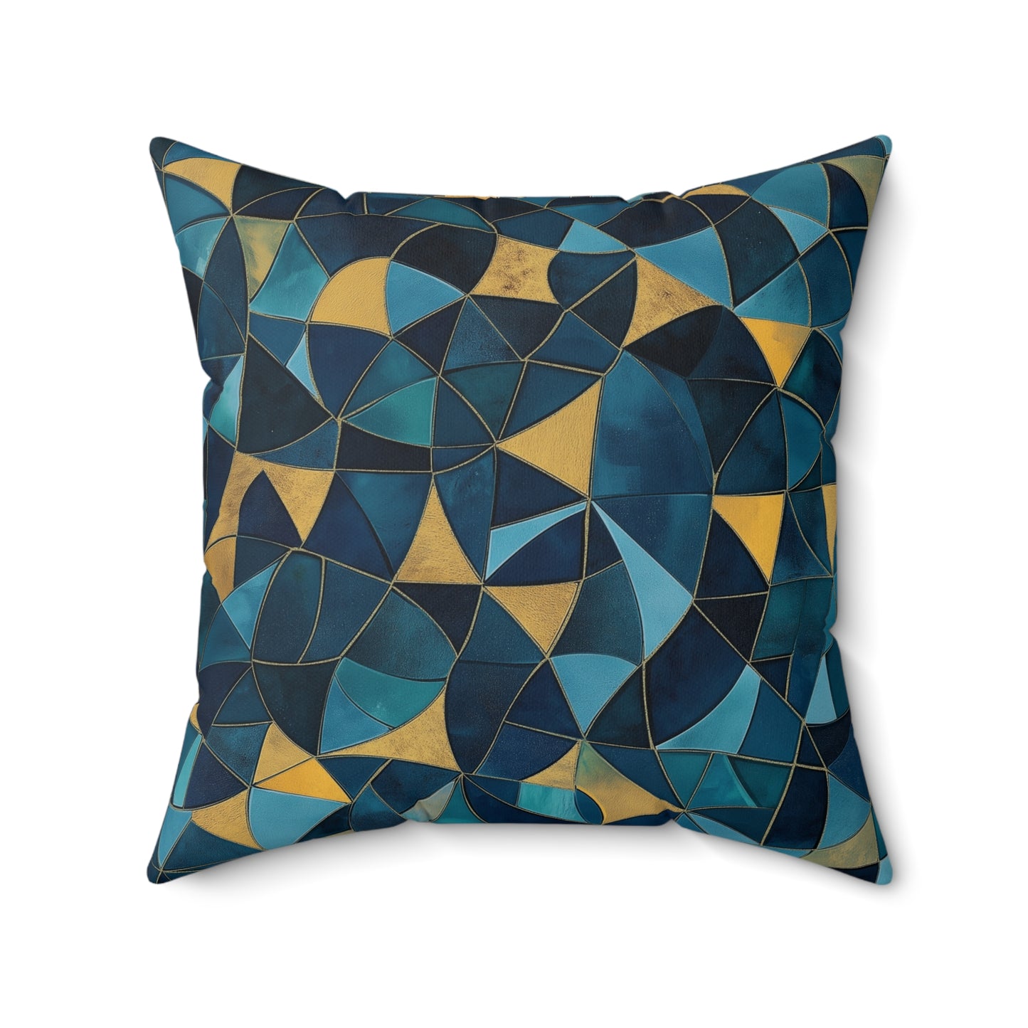 Modern Geometric Throw Pillow – Colorful Decorative Accent Cushion