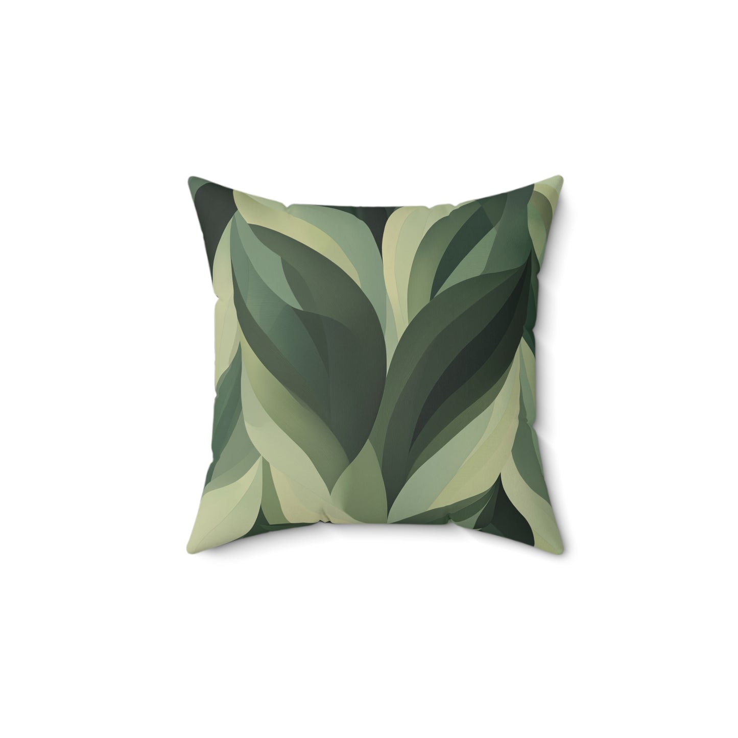 Botanical Leaf Throw Pillow – Nature-Inspired Accent Cushion